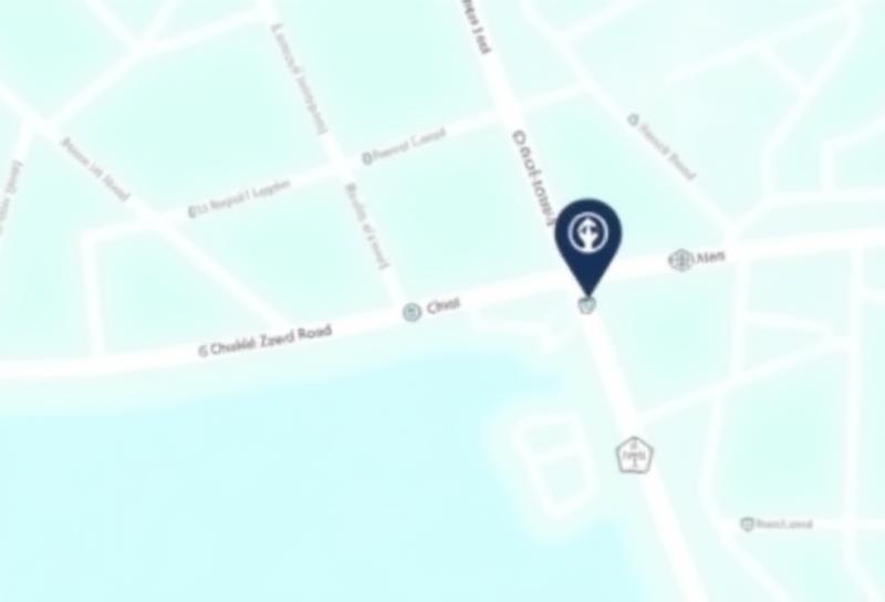 Visual representation of the location in Dubai on Sheikh Zayed Road